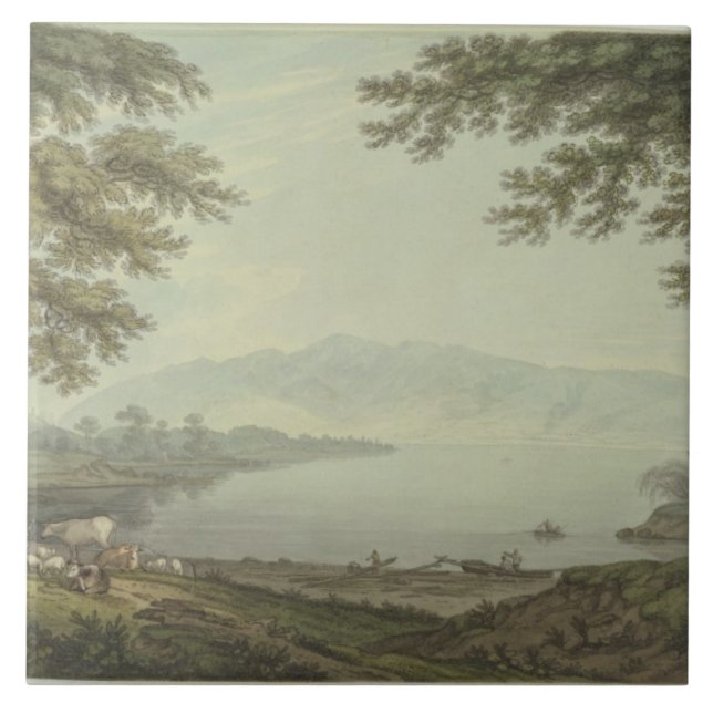 Água de Skiddaw e de Derwent (caneta & tinta com (Frente)