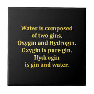 Água Engraçada e Piada de Gin