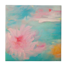 Água Flor Azulejo Pequeno