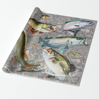 Água fresca Papel de embrulho de peixe para esport