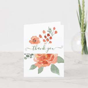 Água laranja floral personalizada agradecimento