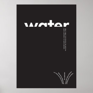 Água no poster de África
