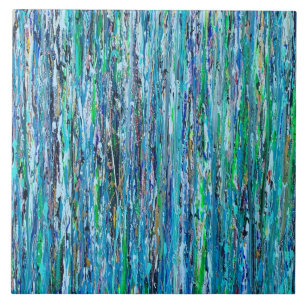 Água sob a ponte 6 x 6 Azulejo cerâmico