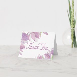Água-tinta Floral de Agradecimento Roxo Lavanda Fl