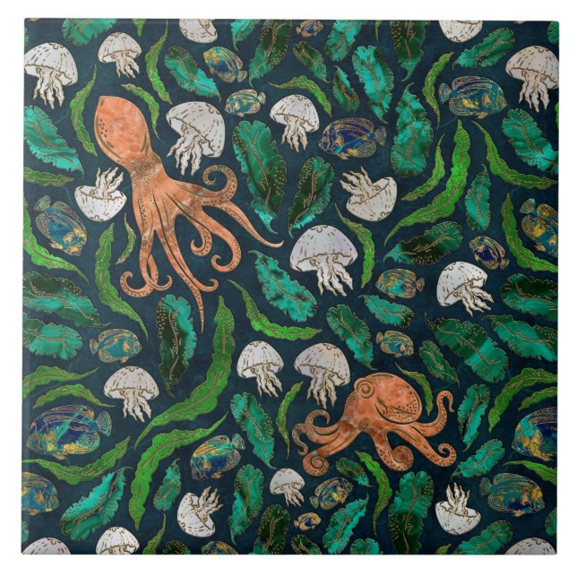 Água-viva e Octopus Pattern (Frente)