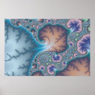 Água-viva - Fractal Poster