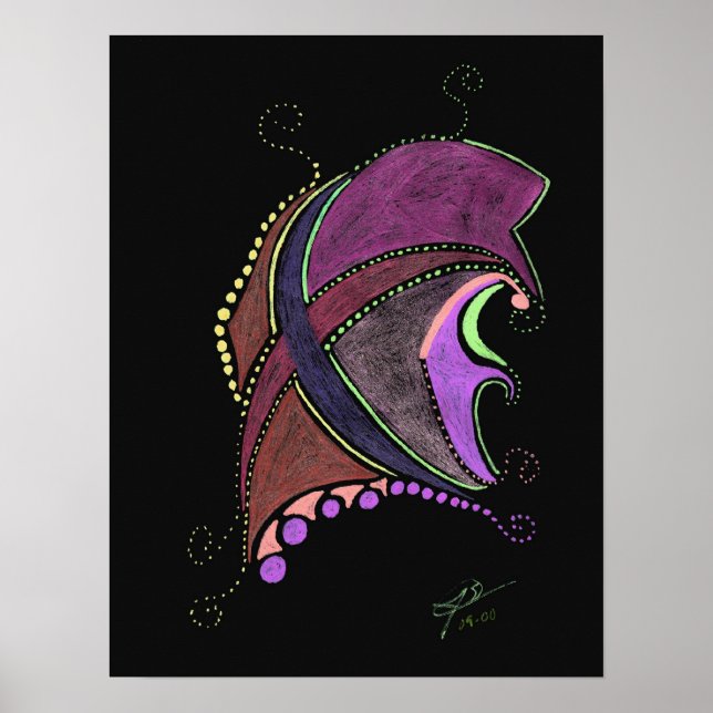 Água-vivas - impressão de arte fina (Frente)