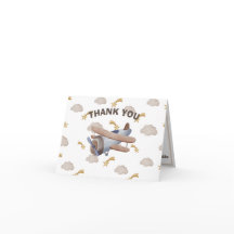 Aguarde o Cartões de agradecimentos dobrado do Chá