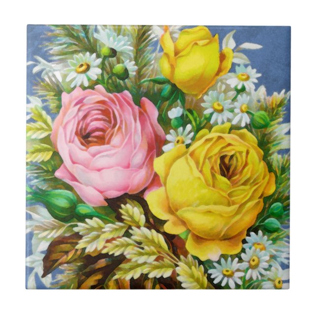 Aguarela do buquê floral do outono (Frente)