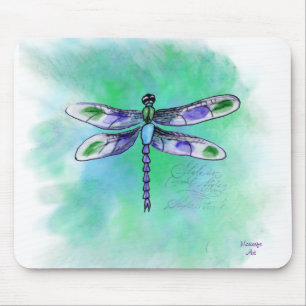 Aguarela Mousepad da libélula