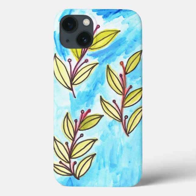 aguarela pintado mão (Verso)