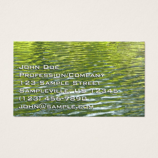 Águas de Oak Creek Amarelo e Verde Foto (Frente)