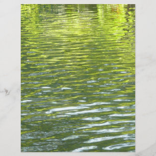 Águas de Oak Creek Amarelo e Verde Foto