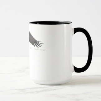 Águia americana crescente - caneca de café