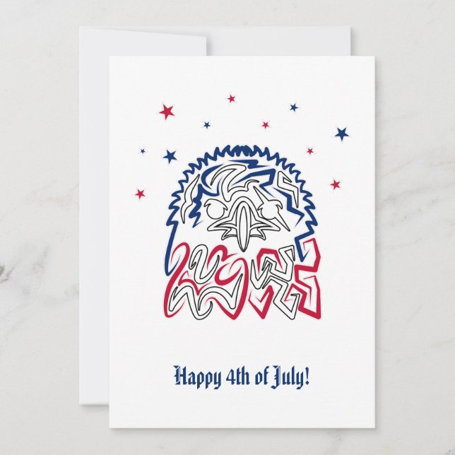 Águia Americana do Dia da Independência (Frente)