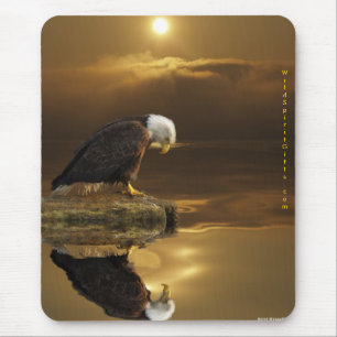 ÁGUIA AMERICANA & LUZ SOLAR Mousepad
