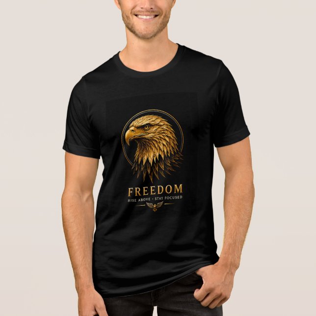 Águia Animal Motivacional Liberdade 🦅 (Frente)