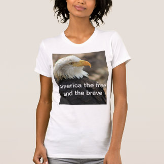 Águia Careca camiseta O LIVRE E O BRAVO