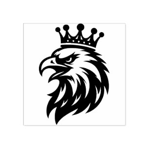 Águia com Carimbo de Borracha