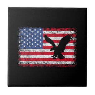 Águia da Bandeira Americana EUA
