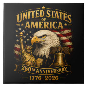 Águia do 250º Aniversário dos Estados Unidos da Am