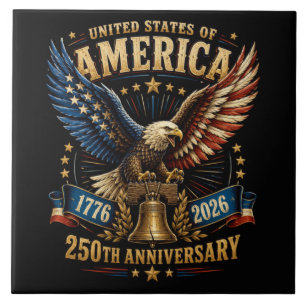 Águia do 250º Aniversário dos Estados Unidos da Am