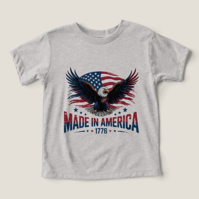 Águia "Made in America" (Design frontal)