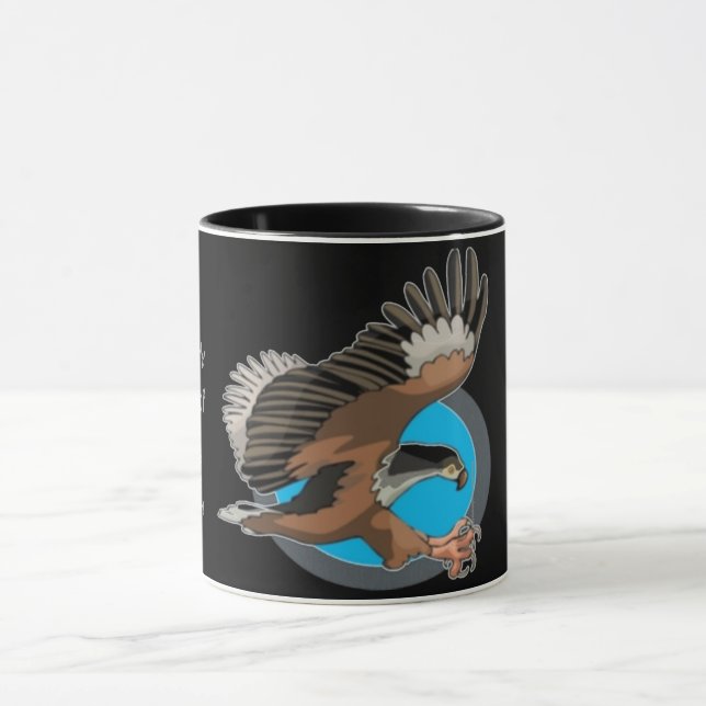 Águia na caneca de voo (Centro)