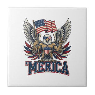 Águia Patriótica Merica Camisa Vintage Vetor Desig