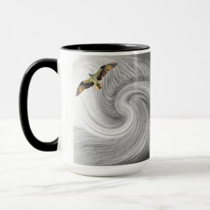Águia-pescadora. Caneca