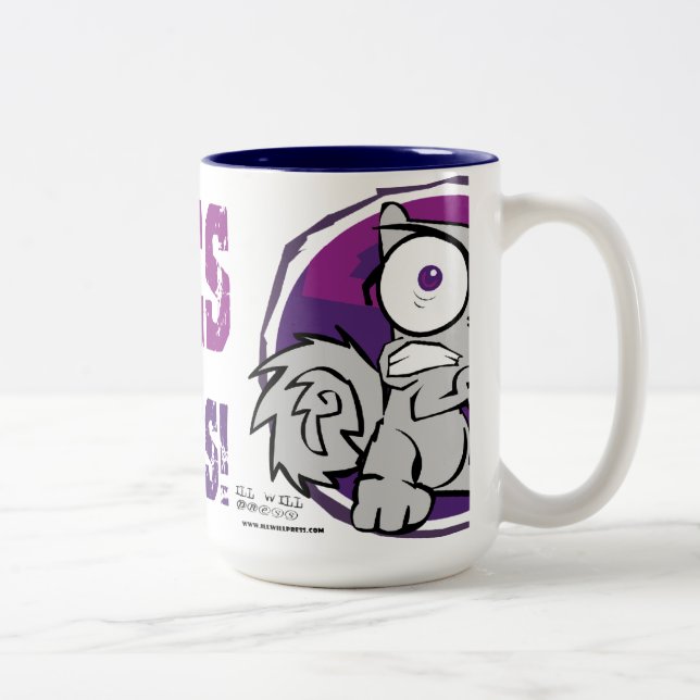 Agulhas em meus olhos! Caneca de Pilz-E (Direita)