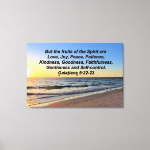 ÁGUULAS NA IMPRESSÃO DO SUNRISE GALATIANS 5 CANVAS