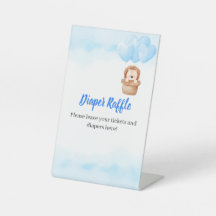 Ah, garoto! Sinal de Pedestal do chá de fraldas