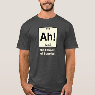 Ah o elemento da camisa Geeky engraçada da