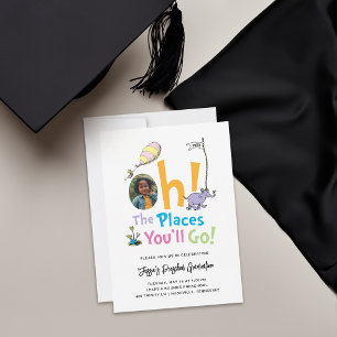 Ah, Os Lugares Que Você Irá! Anúncio de Formatura