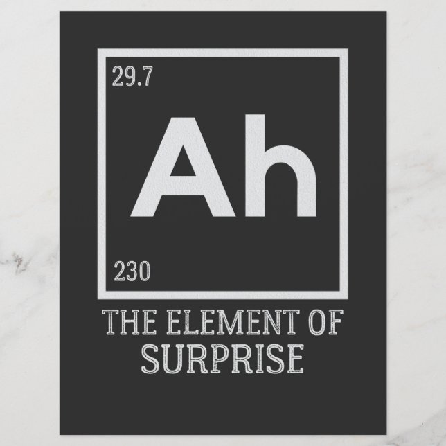 Ah the element of surprises (Frente)