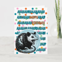 Ahahahaha Feliz Aniversário! 🐀 Cartão de Aniversá