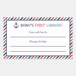 Ahoy, é um adesivo de livros