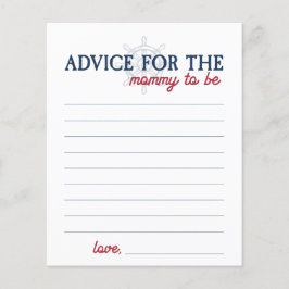 Ahoy É um Chá Náutico para Nova Mãe