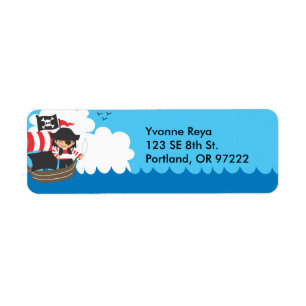 Ahoy! Etiqueta de endereço do remetente