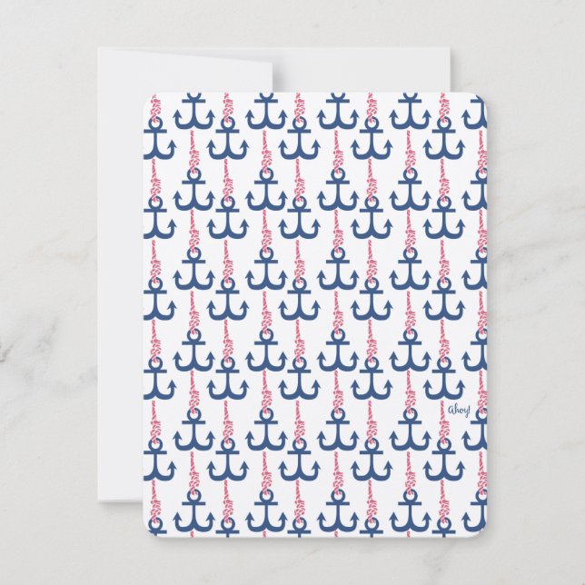 Ahoy Vintage Anchor. (Frente)