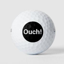 Ai, bola de golfe engraçada