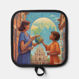 AI Diverse World Oven Mitt