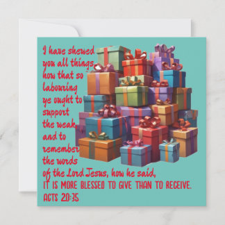 AI é melhor dar do que receber Cartões de agradeci