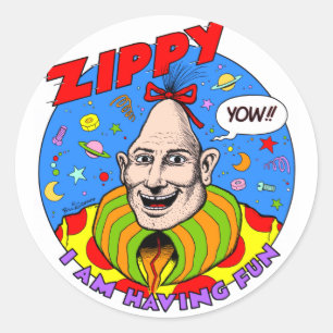 "Ai" etiqueta Zippy clássica