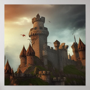 AI Fantasy Castles #02 Poster