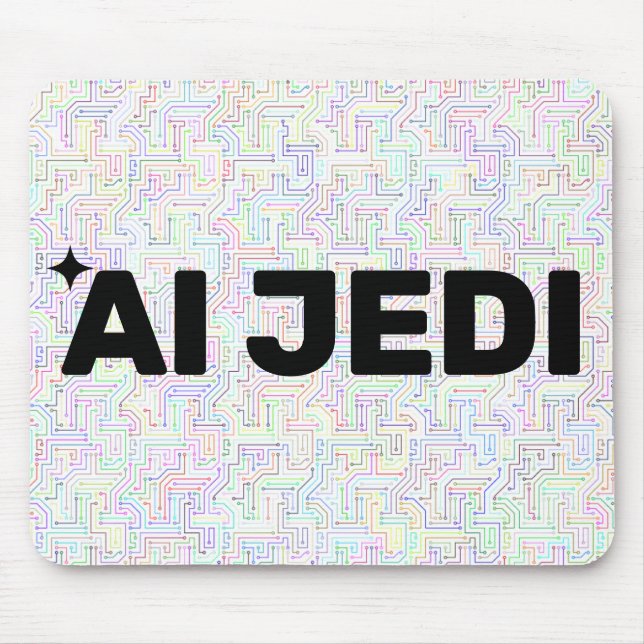 AI Jedi™ Mouse Pad (Customize It!) (Frente)