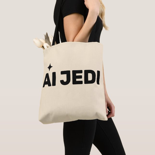AI Jedi™ Tote Bag (Close Up)