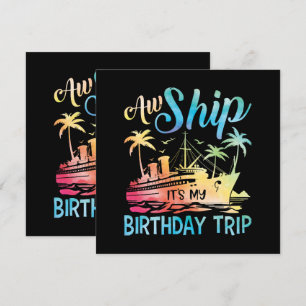 Ai Navio É Minha Viagem de Aniversário