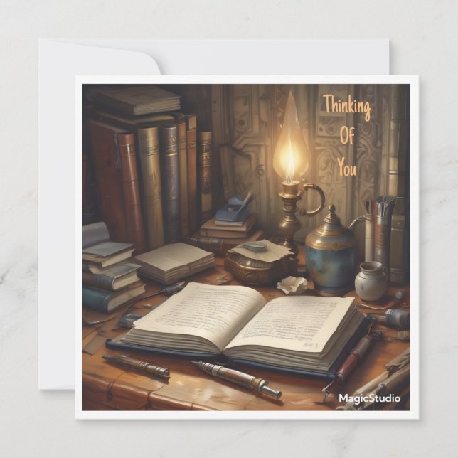 AI Pensando no seu Cartão de Anúncio (Frente)